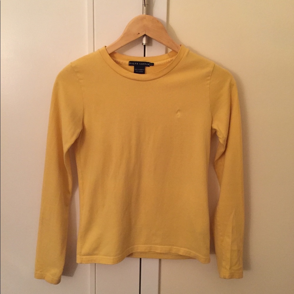Ralph Lauren long sleeve cotton tee XS